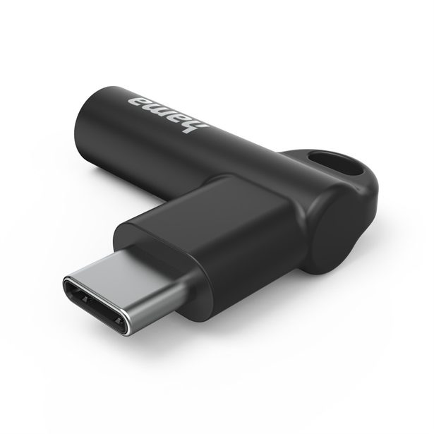 Hama audio adaptér USB-C na jack 3,5 mm, aktivní, kompaktní