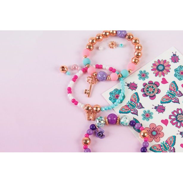 Náramky a tetování, květiny