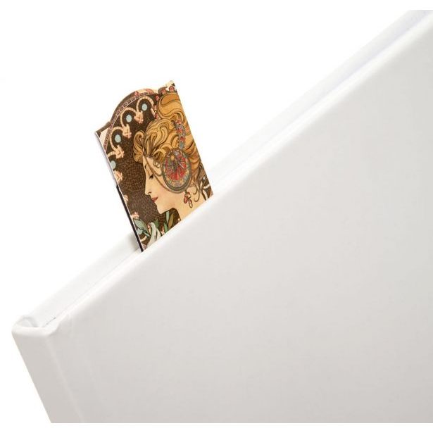 Magnetická záložka Alfons Mucha – Feather Baagl