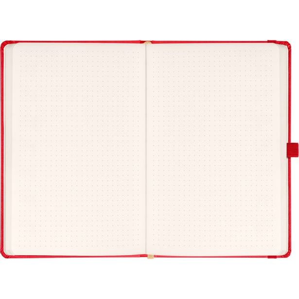 NOTIQUE Notes Aprint, červený, tečkovaný, 15 x 21 cm