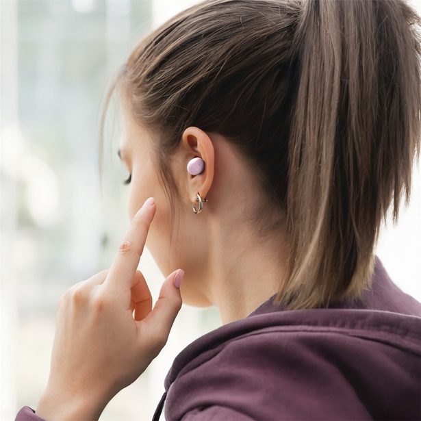 Hama Bluetooth sluchátka Freedom Buddy II, špunty, růžová