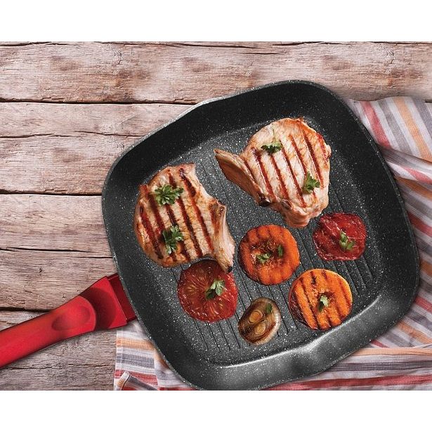 BERLINGERHAUS Sada nádobí s mramorovým povrchem 11 ks Burgundy Metallic Line BH-7142