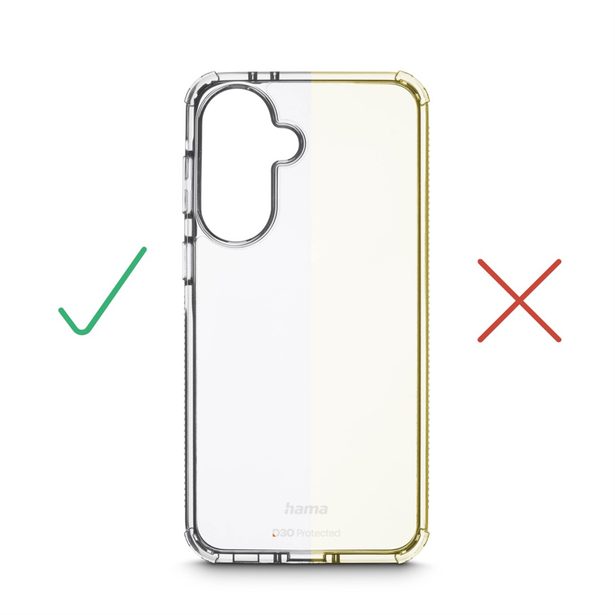 Hama Extreme Protect, kryt pro Samsung Galaxy A37 5G, D3O®, nežloutne, průhledný