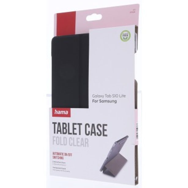 Hama Fold Clear, pouzdro pro Samsung Galaxy Tab S10 Lite 10,9", černé/průhledné
