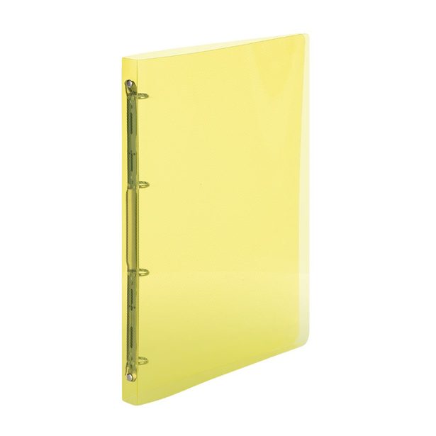 Pořadač PP A5 4kr. Lines žlutá