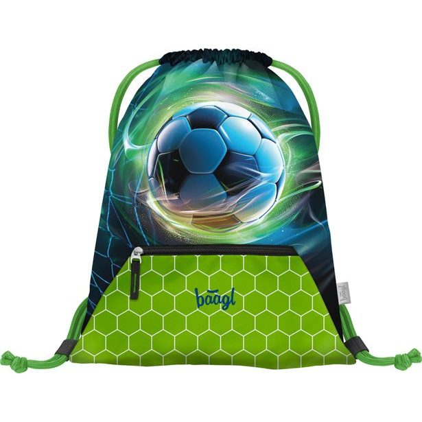 BAAGL SET 3 Zippy plus Fotbalový míč: aktovka, penál, sáček