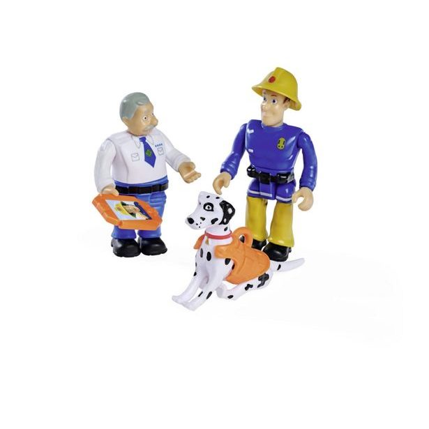 Požárník Sam 2 Figurky a zvířátko, 4 druhy
