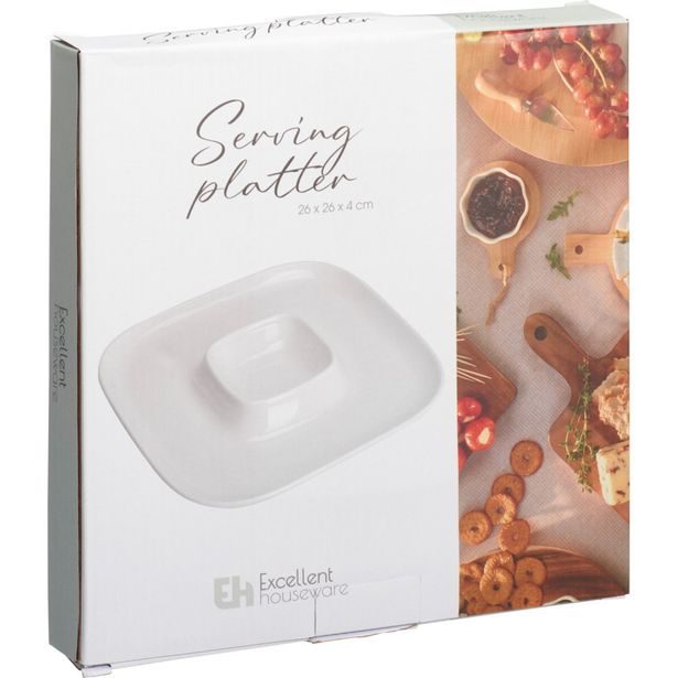 SIAKI Servírovací talíř porcelánový 26x26 cm KO-795880760