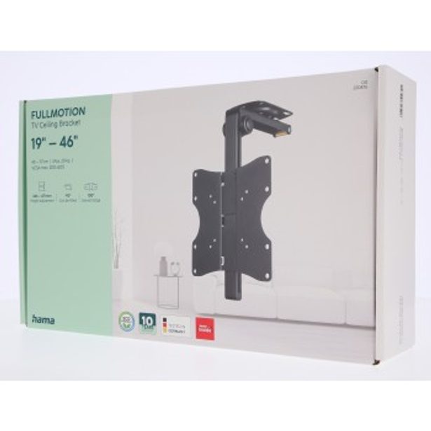 Hama stropní držák TV, 200x200, sklopný