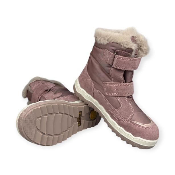 Dívčí zimní boty Primigi GORE-TEX – s motýlkem, růžová