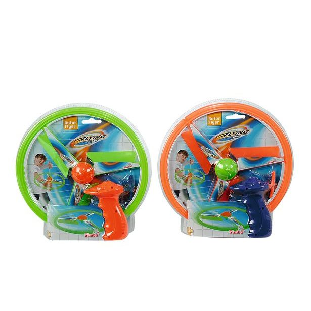 Létající disk, na natažení, 2 druhy