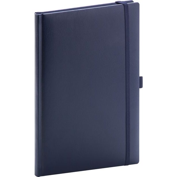 NOTIQUE Notes Balacron, tmavě modrý, tečkovaný, 15 x 21 cm