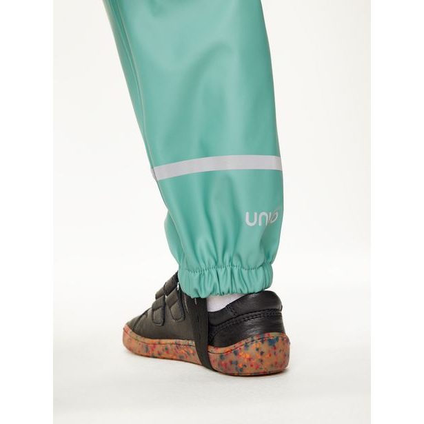 Unuo Dětské nepromokavé kalhoty bez zateplení, Zelená
