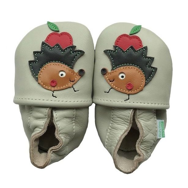 Hopi Hop Barefoot kožené capáčky - Ježek