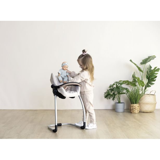 3v1 Autosedačka a židlička MC&Q pro panenky béžová