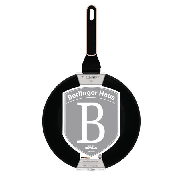 BERLINGERHAUS Pánev s titanovým povrchem 28 cm Black Rose Collection BH-8347