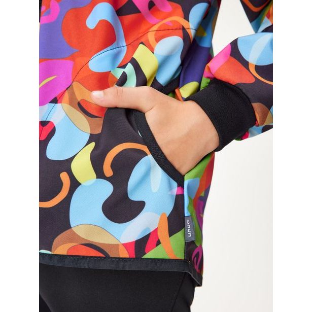 Unuo, Dětská softshellová bunda s fleecem Basic, Barevný svět