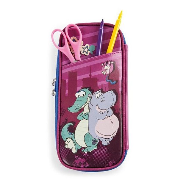 NICI NICI penál Krokodýl Hroch, GREEN