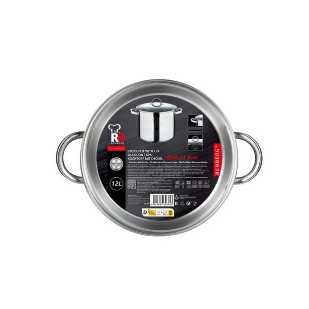 RENBERG Hrnec s poklicí Alexander 28 cm RB-2209