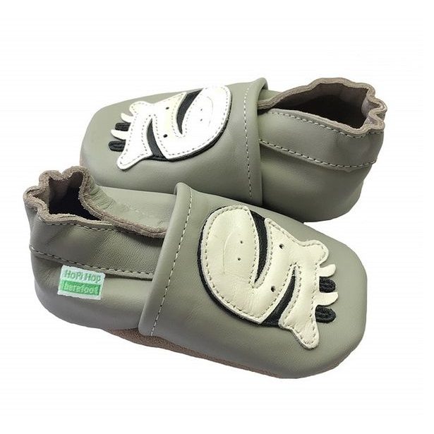 Hopi Hop Barefoot kožené capáčky - zebra