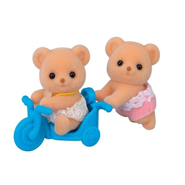 Sylvanian family Dvojčata sušenkoví medvídci s motorkou