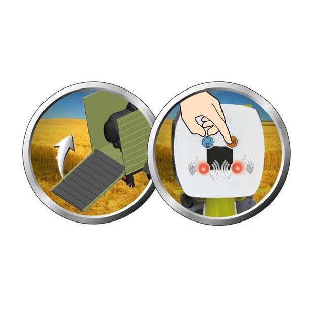 Traktor Claas Axion 870 + přepravník