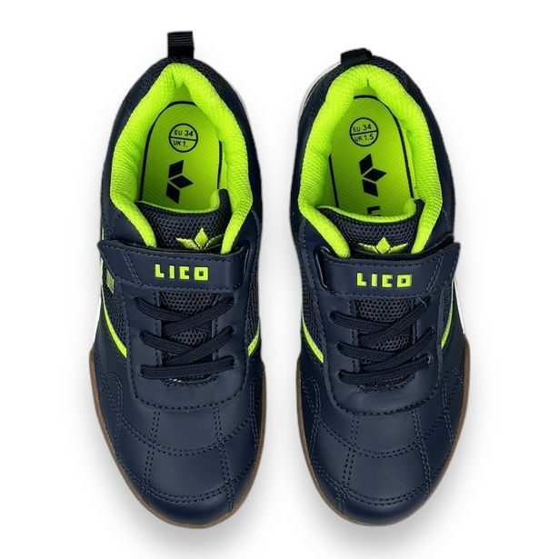 Dětská sálová obuv LICO - Marine/lemon