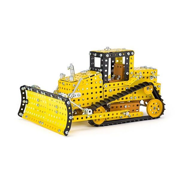 MERKUR - Stavebnice Merkur - Buldozer, 504 dílků