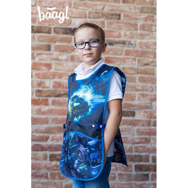 BAAGL SET 5 Zippy Závodní auto: aktovka, penál, sáček, zástěra, peněženka