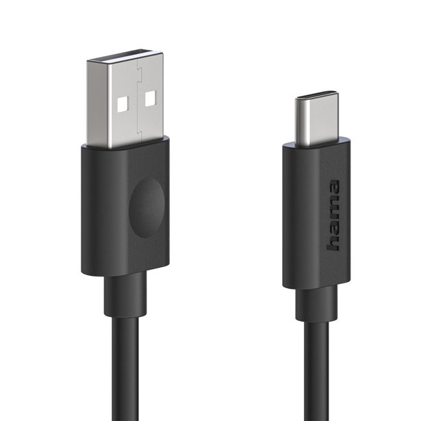 Hama USB 2.0 kabel typ A-C, 1,2 m, Ecosential