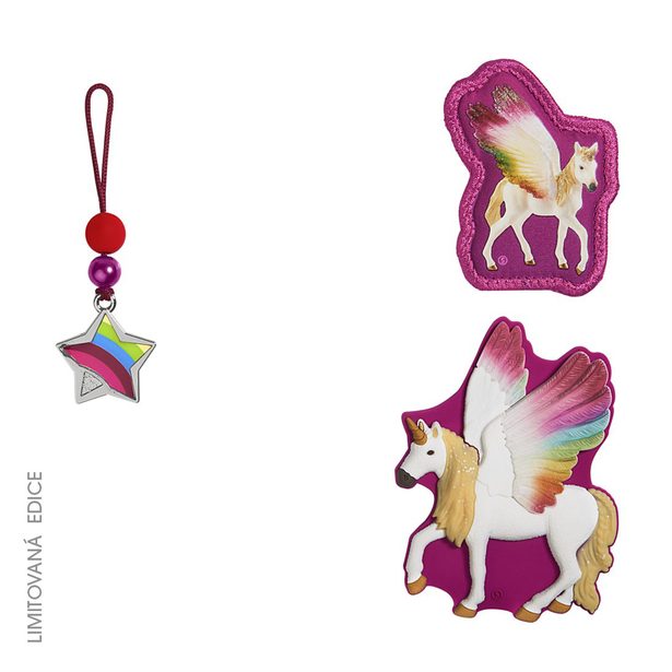 Doplňková sada obrázků MAGIC MAGS schleich, bayala, geflügeltes Regenbogeneinhorn