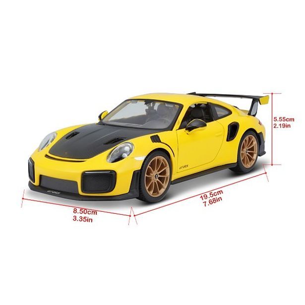 Maisto Maisto - Porsche 911 GT2 RS, žlutá, 1:24