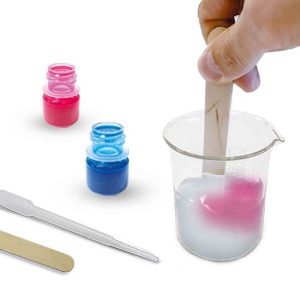 SES Výroba slizu - barevný jednorožec v tubě