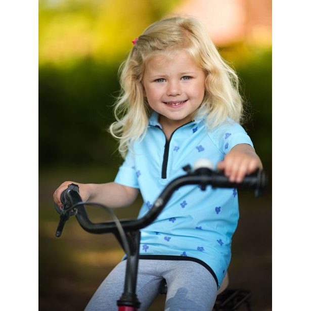 Unuo, Dětský funkční cyklodres, Sv. Modrá, Květiny