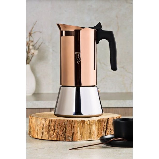BERLINGERHAUS Konvice na espresso 6 šálků Rosegold Metallic Line BH-8549