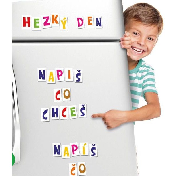 Magnetická písmenka na chladničku