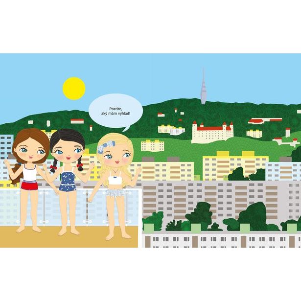 Šaty pre ZUZKU – Kniha samolepiek Baagl