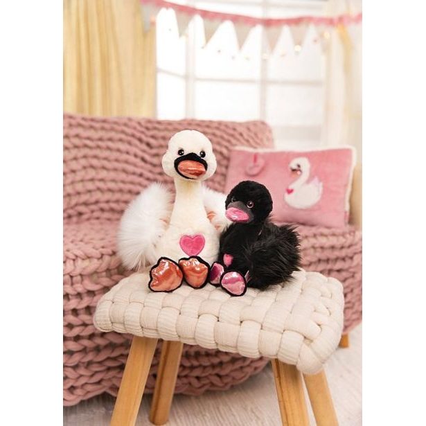 NICI NICI plyš Love Černá labuť 25cm, GREEN