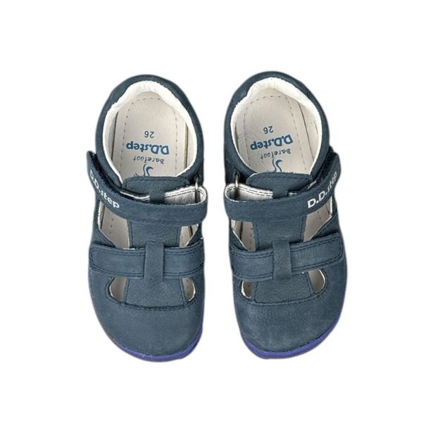 Chlapecká BAREFOOT letní obuv DDstep - Tmavě modré