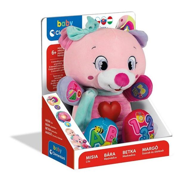 CLEMENTONI Interaktivní medvídek BETTA se zvuky