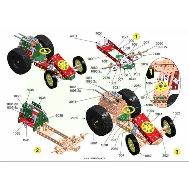 Merkur Farmer Set, 341 dílů, 20 modelů