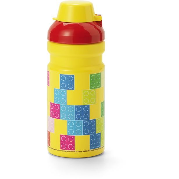 LEGO Brick láhev na pití - červená/žlutá