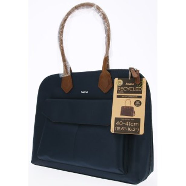 Kabelka na notebook Fabulous, pro vel. 15,6” (40 cm), tmavě modrá