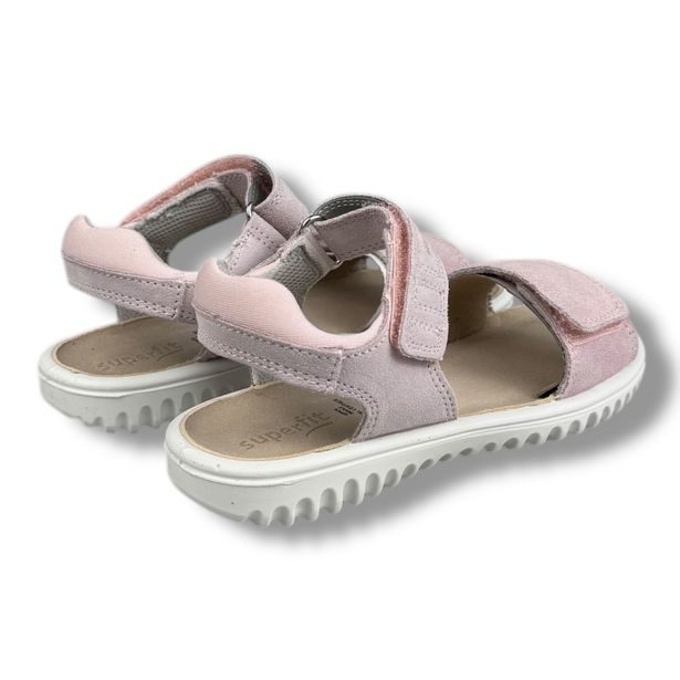 Dívčí kožené sandály Superfit SPARKLE 1-009011-5510 Rosa