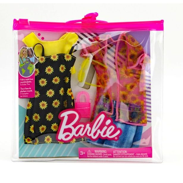 HBV71 Barbie Fashion Sunflower 2 Outfits