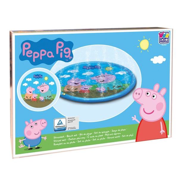 Vodní podložka na hraní splash pad Peppa Pig, průměr 150cm