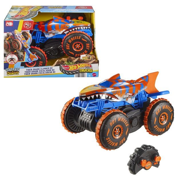 HW RC MONSTER TRUCKS lezec tiger shark
