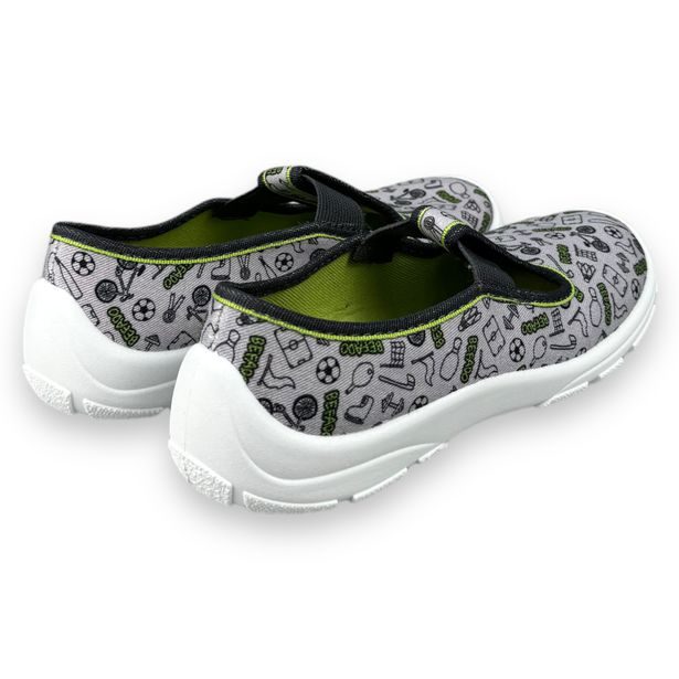 Dětská domácí obuv Befado - šedé, SPORT