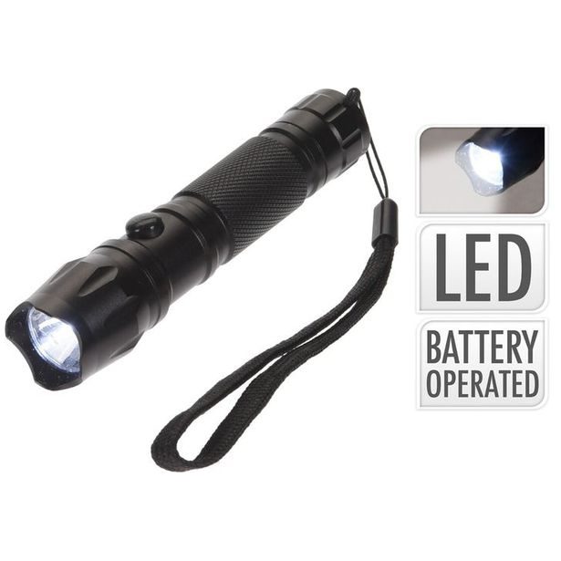 svítilna 11cm 9LED, hliník, poutko