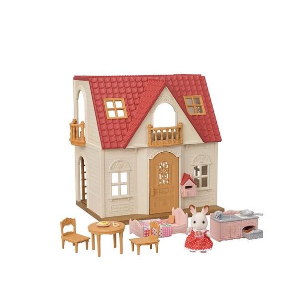 Sylvanian family Základní dům s červenou střechou nový